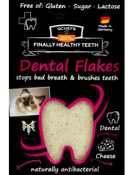 QCHEFS Cat Dental Flakes do...