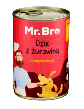 Mr. Bro dzik z żurawiną 400g