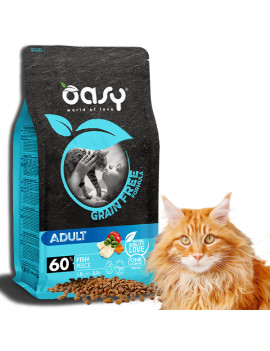 Oasy Dry Cat GF Adult ryba...